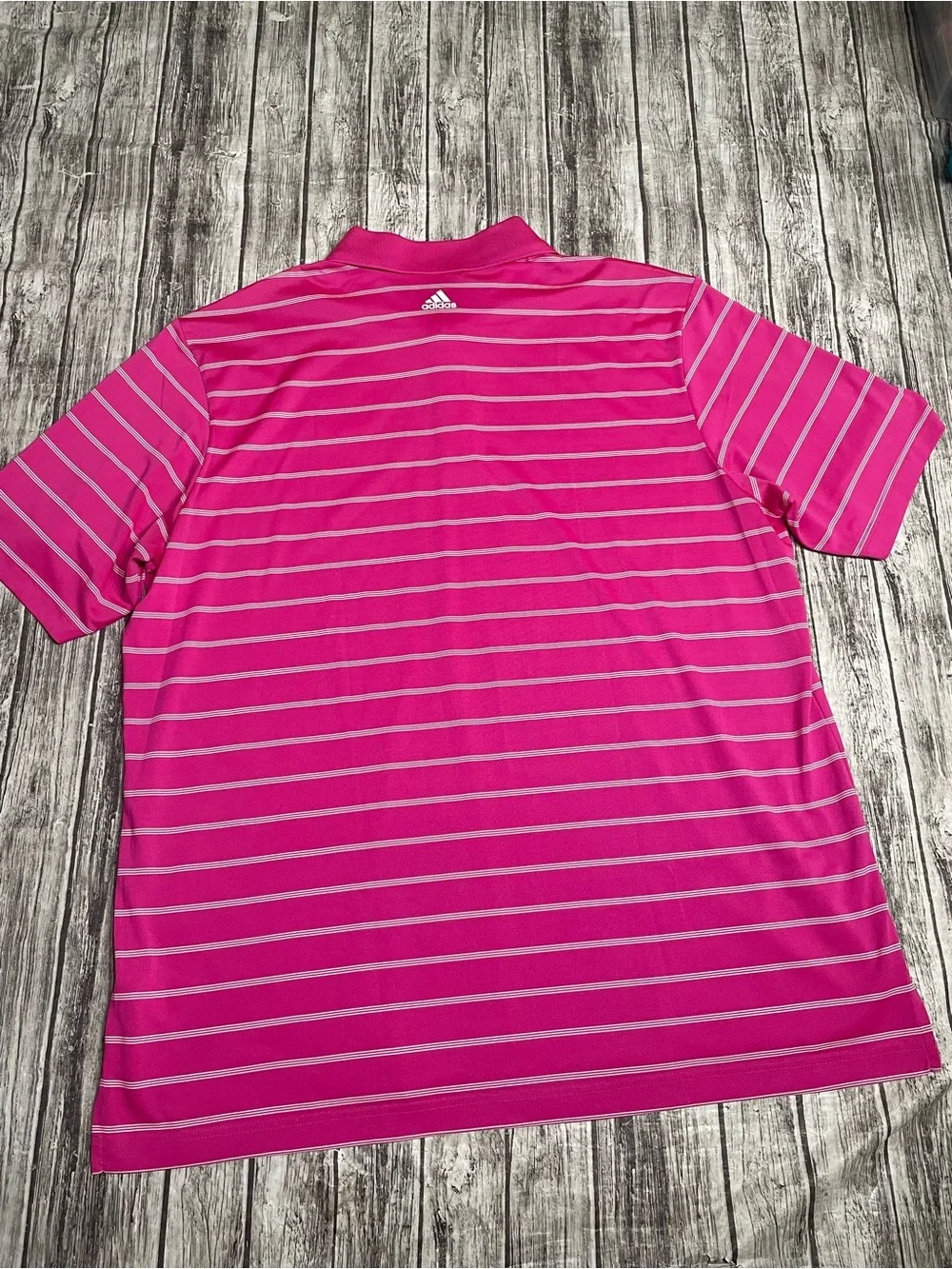 Men’s Adidas Golf XL Puremotion polo shirt vibrant pink color LIKE NEW!